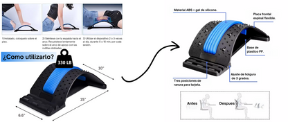 Soporte de Espalda con Tracción Y Terapia.